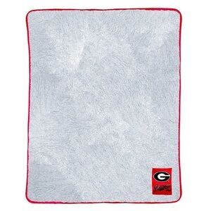 Georgia Bulldogs UGA Football NCAA SEC Licensed Sherpa Throw Blanket NEW W/T